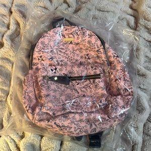 Small pink backpack